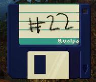 Close up of Disk #22