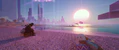 The dolphins appear only on the sunset variant of the map when 7 players stand on each of the tiles. Image provided by RockhoundBlack.
