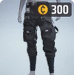 TECH TROUSERS BLACK - 300