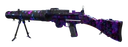 Slightly angled view of the Lewis Gun Triangle Twinkle.