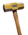 Slightly angled view of the Sledegehammer Dye Job in yellow.