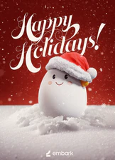 Nama's Apperance in the 2022 Holiday Card.