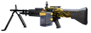 Slightly angled view of the M60 Winding Fret in yellow.