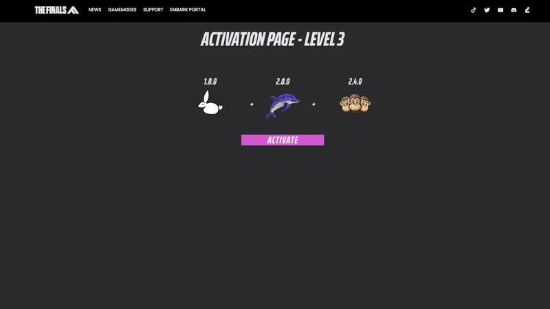 File:LEVEL 3 ACTIVATION PAGE WITH 3-HEADED MONKEY SHOWN.png
