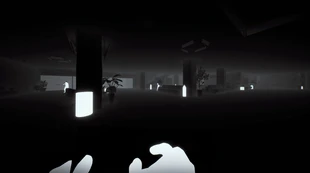 A contestant's view while using Thermal Vision