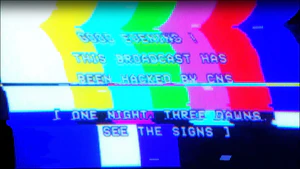 The second message from CNS in the Season 1 trailer