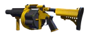Slightly angled view of the M32 GL Dye Job in yellow.