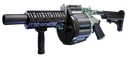Slightly angled view of the M32 GL Digital Disruption in green.